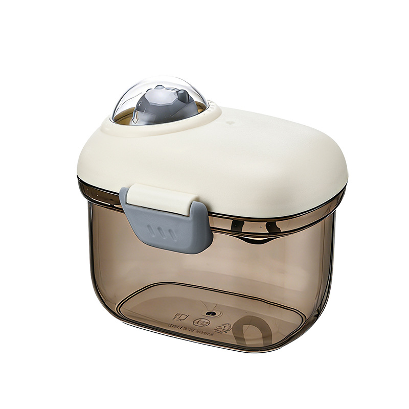 Tanque de sellado, lata de leche en polvo, caja de almacenamiento de café, bocadillos, cocina de plástico, harina doméstica, lata de almacenamiento de alimentos portátil