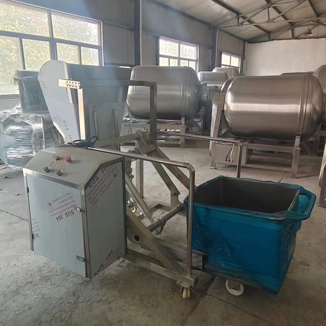 不锈钢链板提升机 食品果蔬加工提升上料机 肉制品料车提升机