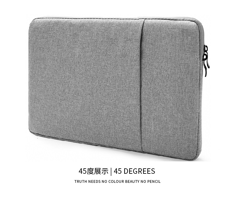 The simple and thickened computer inner liner case is suitable for the 15-inch textured notebook tablet case of Apple 11Pro13 undefined