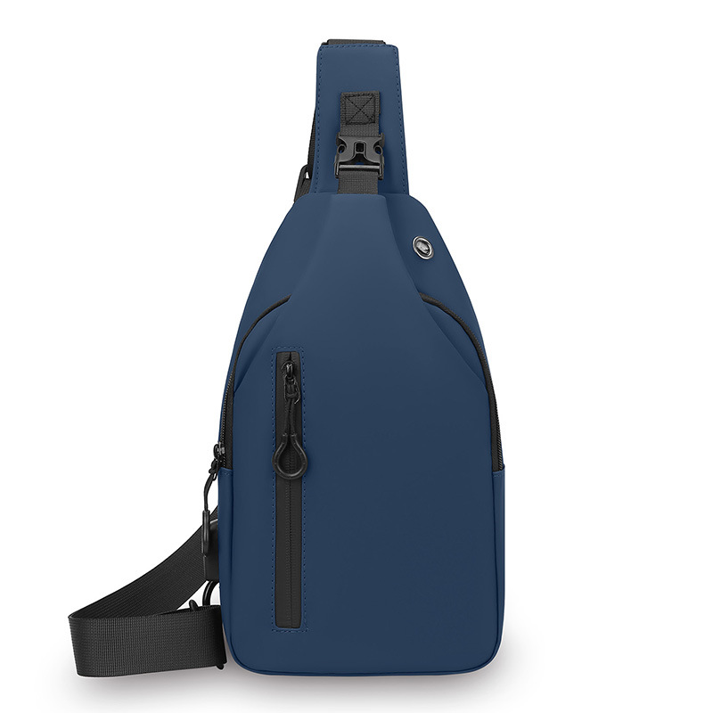 Gran capacidad al aire libre simple mochila transfronteriza nueva bolsa de hombro para hombres multifuncional bolsa de pecho de viaje USB