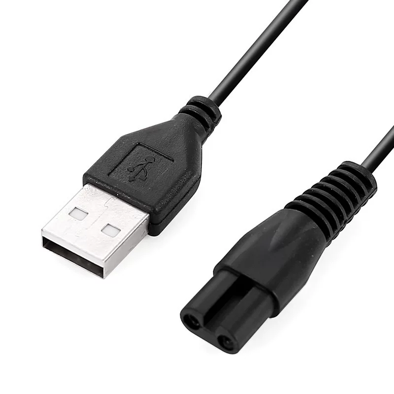 Подходящий кабель питания USB 5V с 8-символьным хвостом для аккумулятора Andis, кабель розъемной стрижки, быстрая зарядка, 10-жильный медный провод