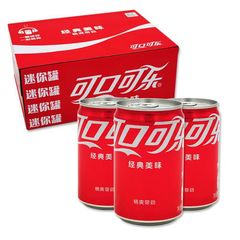 饮料小瓶便宜新日期可口可乐雪碧芬达易拉罐200迷你罐装小罐包邮0