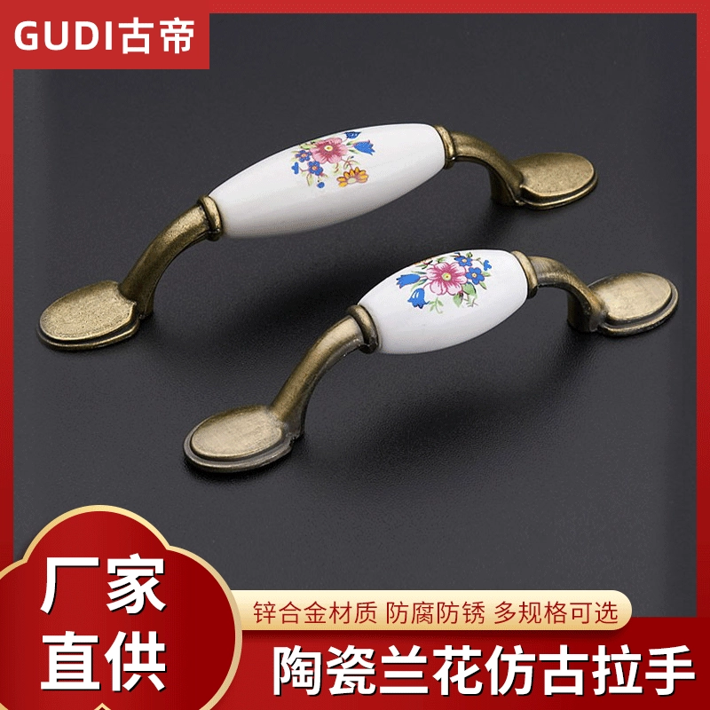 Керамический зеленый древний красный древний шкаф