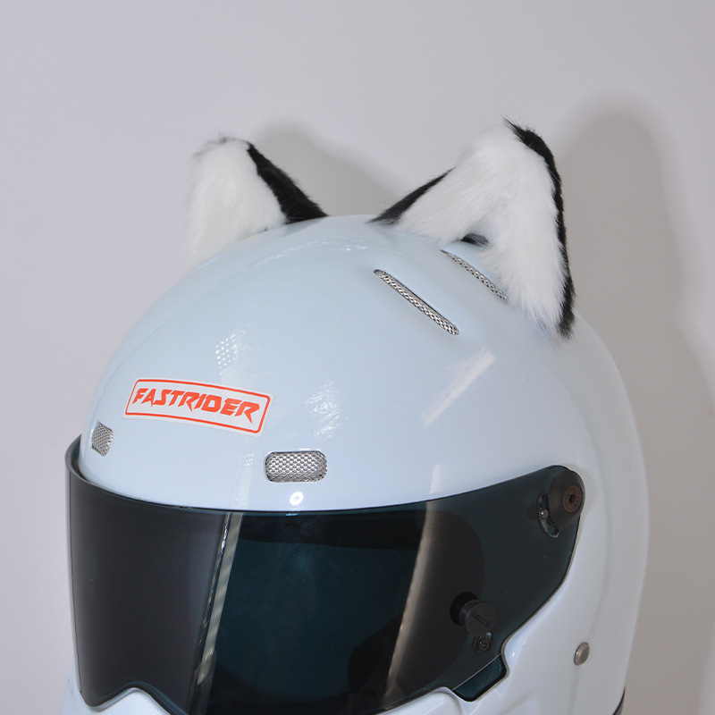 Motorcycle Decoration Cat Ears Helmet Detachable