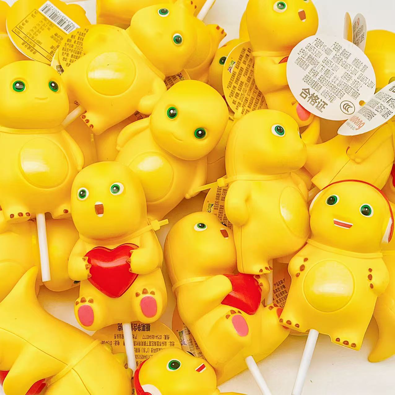 奶龙棒棒乐玩明糖奶龙系列棒棒糖8种奶龙造型玩乐棒棒糖奖励