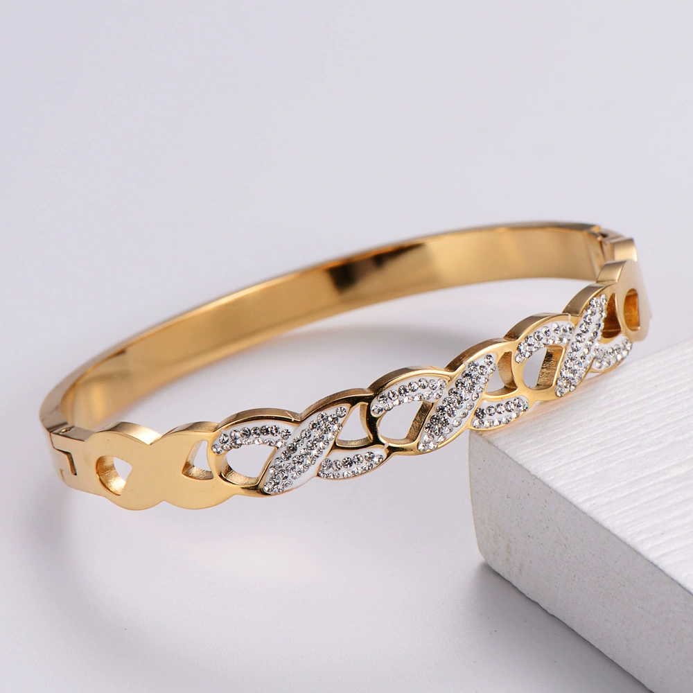 AML Brand small design fashionable women's bracelet stainless steel, Korean style, does not fade, internet celebrity