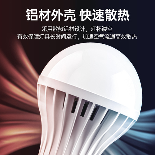 New LED Bulb Light, Stairway Sound and Light Control Radar Sensor Bulb E27 Screw Base Indoor LED Energy Saving Light