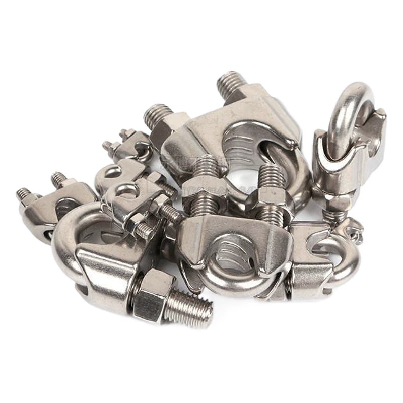 Yongbo 304 трос из нержавеющей стали патрон проволочный канат патрон U-образная Пряжка Канатный зажим Cat Claw