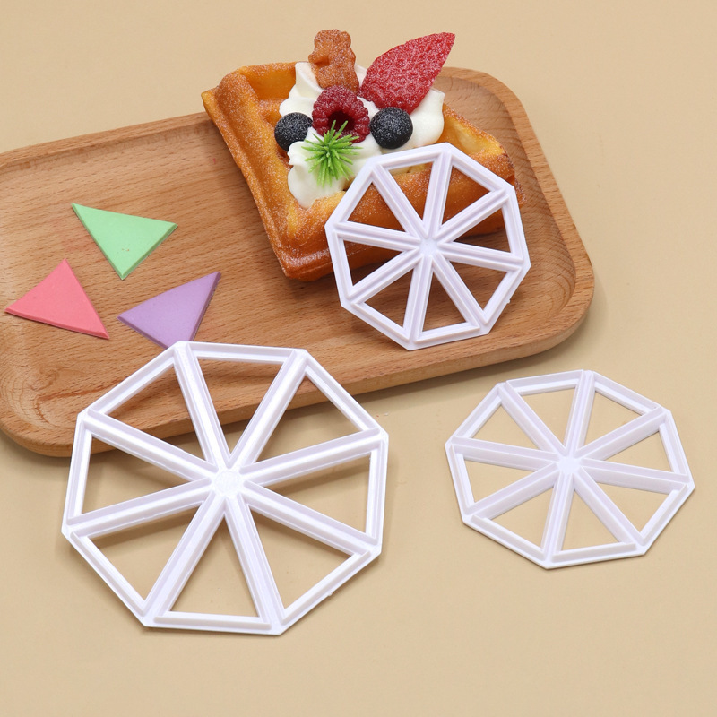 三角形フォンダンシミュレーションケーキベーキングモールドキッチンペストリーツール環境に優しいプラスチックスポット供給メーカー|undefined
