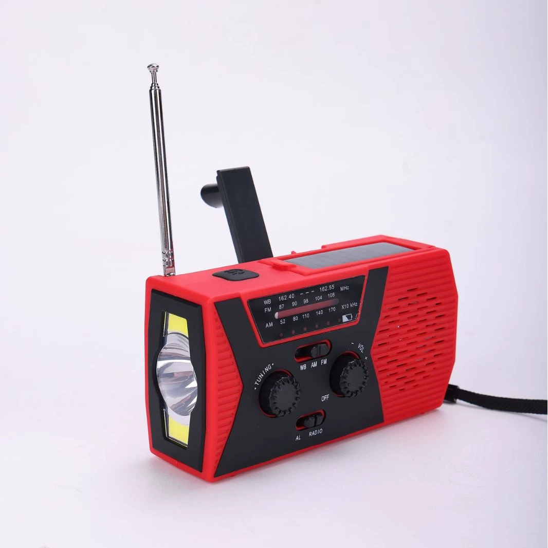 Amazon портативная солнечная ручная зарядка аварийного радио с фонариком для чтения
