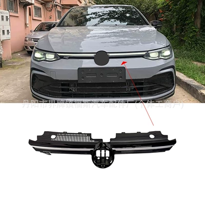 Volkswagen Golf 8 Rline İşıqlı Ön Bamper Barmaqlıq 5H0853651N041