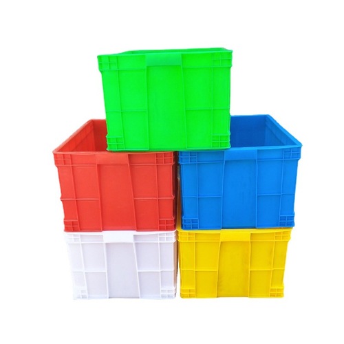 特大加厚塑料周转箱带盖物流中转箱长方形塑料周转筐收纳存储箱