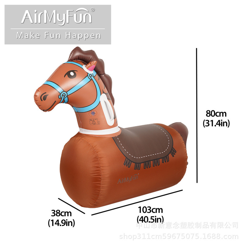 新しいインフレータブルジャンプ馬 PVC 子供のエンターテイメントおもちゃバウンス動物乗り物ジャンプ馬工場直販|undefined