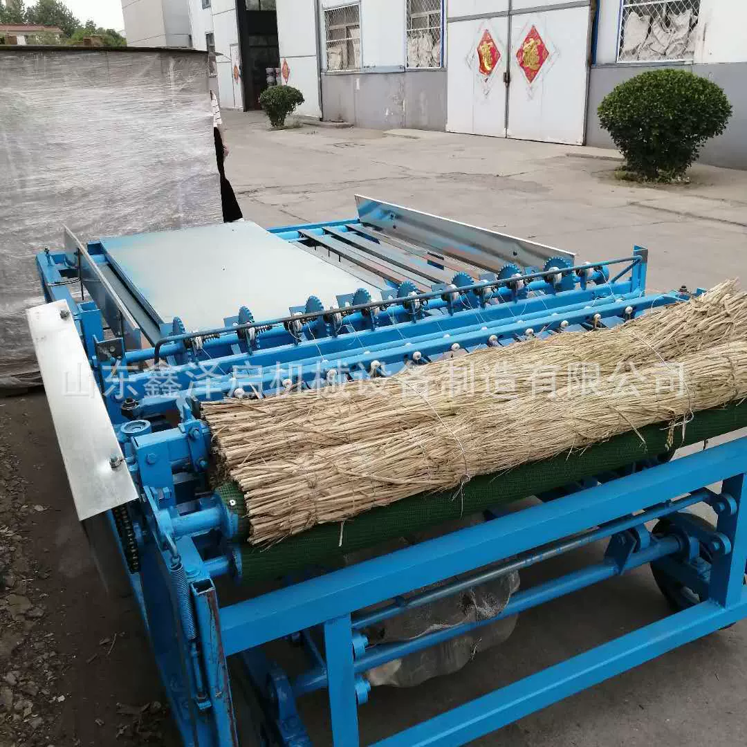 砖坯覆盖草编机 操作简单稻草蒲草编织机 苗木包裹草帘机