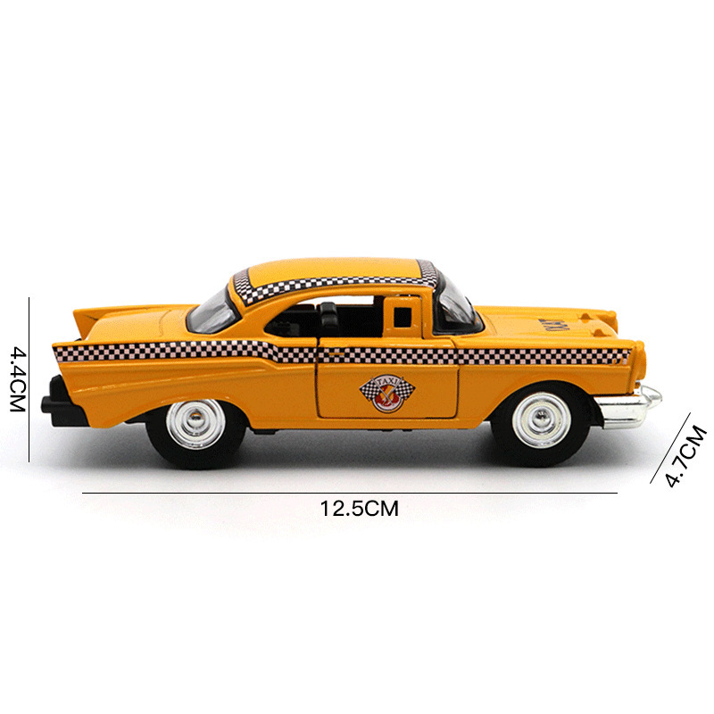 Transfronterizo 1: 32 modelo de taxi de aleación juguetes para niños adornos de automóviles modelo de carro de rover juguetes para niños al por mayor