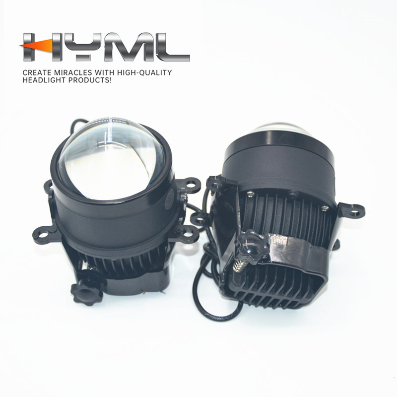 Lámpara de niebla LED 70W - 90W para automóviles Lámpara de niebla de doble color Lámpara de niebla a prueba de agua