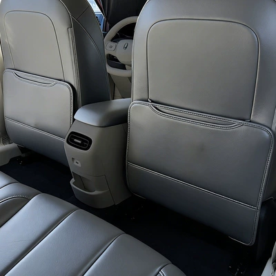 Chair back anti-kick pad 5 car seat back anti-kick pad - oula-5-rear-seat-anti-kick-pads-2-piece-set-starry-night-gray