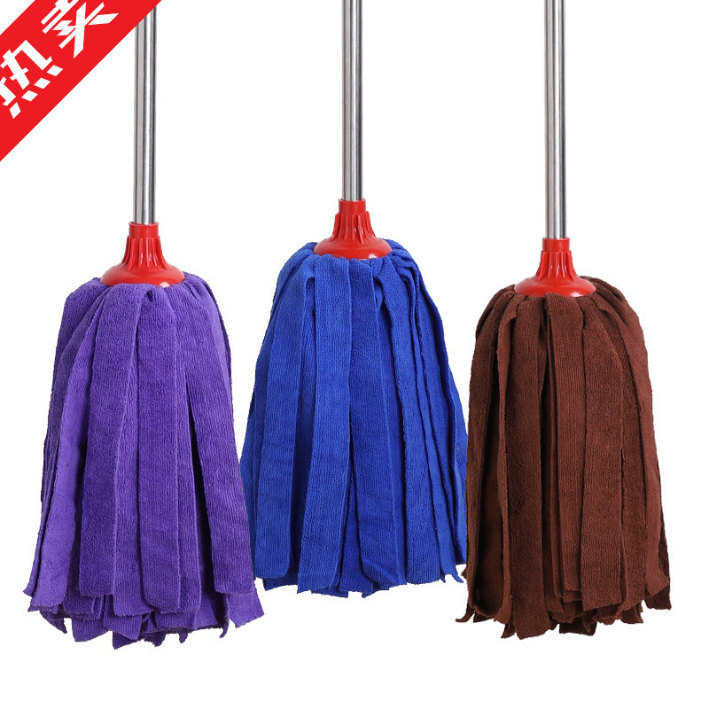 Microfiber mop head lint-free new material towel mop head absorbent mop replacement head mop head home Microfiber mop head lint-free new material towel mop head absorbent mop replacement head mop head home