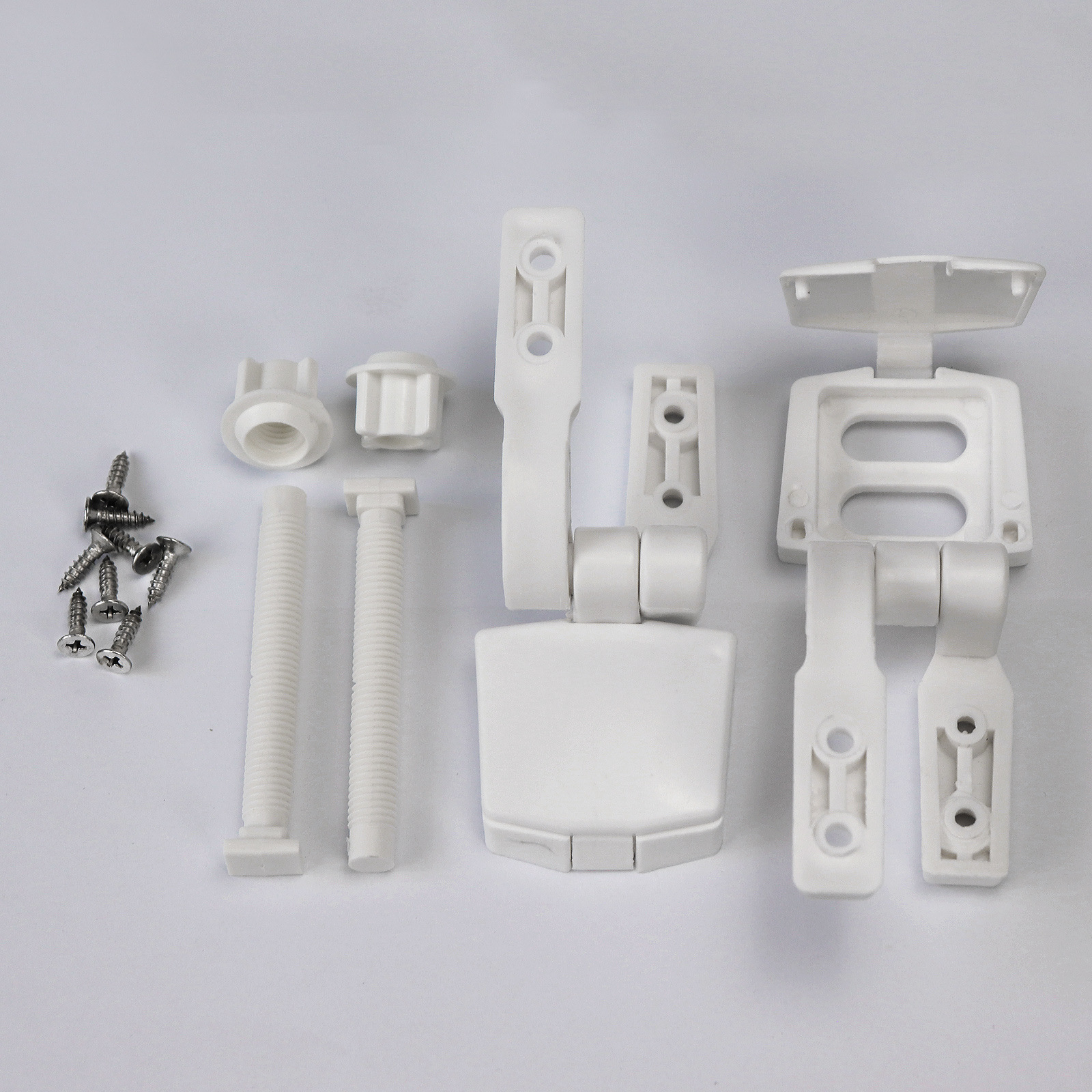 Kit de bisagra de plástico con tornillo de accesorio para cubierta de inodoro