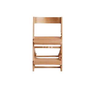 Children's Learning Chair 4-gear Adjustable Solid Wood with Gravity Wheel Baby Dining Table and Chair Lifting Condition Back Stool