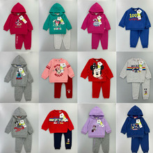 【一手起批】D出口法国单小童卫衣套装 toddler tracksuit set