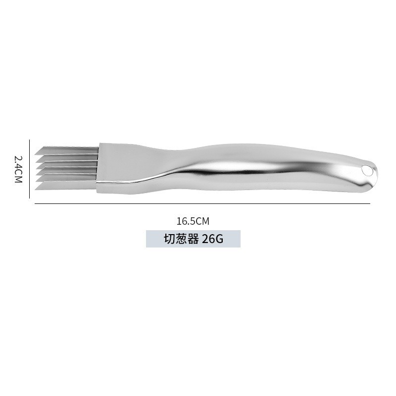 Stainless Steel Green Onion Cutter Creative Home Vegetable Scallion Shredder Slicer Knife Shredding Tool Kitchen Grater Shredding Knife