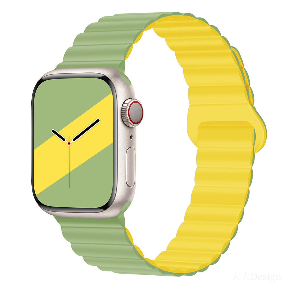Casual Fashion Style Solid Color Apple Smart Watch Magnetic Strap display picture 16