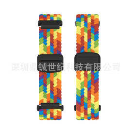 源头工厂适用小米手环9表带编织弹力尼龙表带磁吸扣小米手环腕带