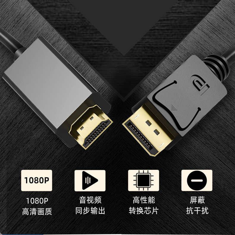 メーカーdp変換hdmi hdケーブル4k * 2k変換ケーブルdisplayport to hdmi変換ケーブル1080p|undefined