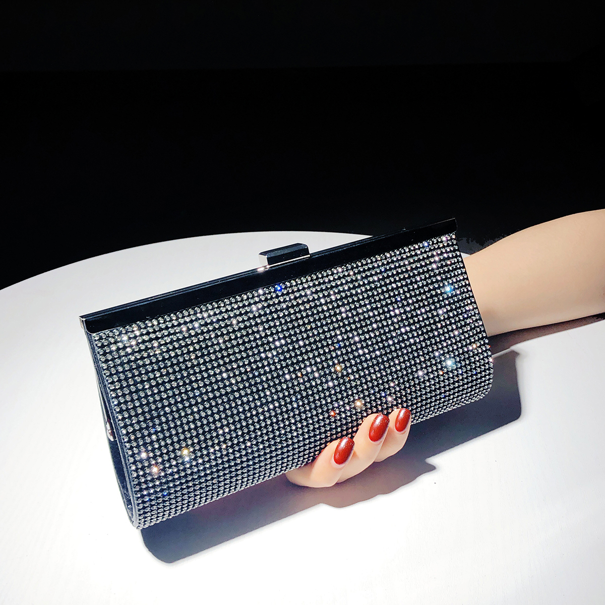 Europa y los Estados Unidos de la nueva reunión anual de la cena bolsa de banquete celebridad bolsa de mano vestido de noche con bolsos de diamantes bolsos de mujer transfronterizos