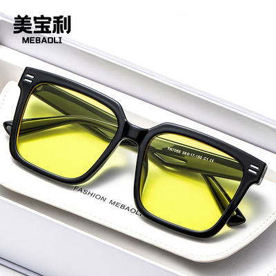 廠家直銷新款墨鏡gm網紅款大框素顏太陽鏡現貨眼鏡時尚防曬遮陽鏡