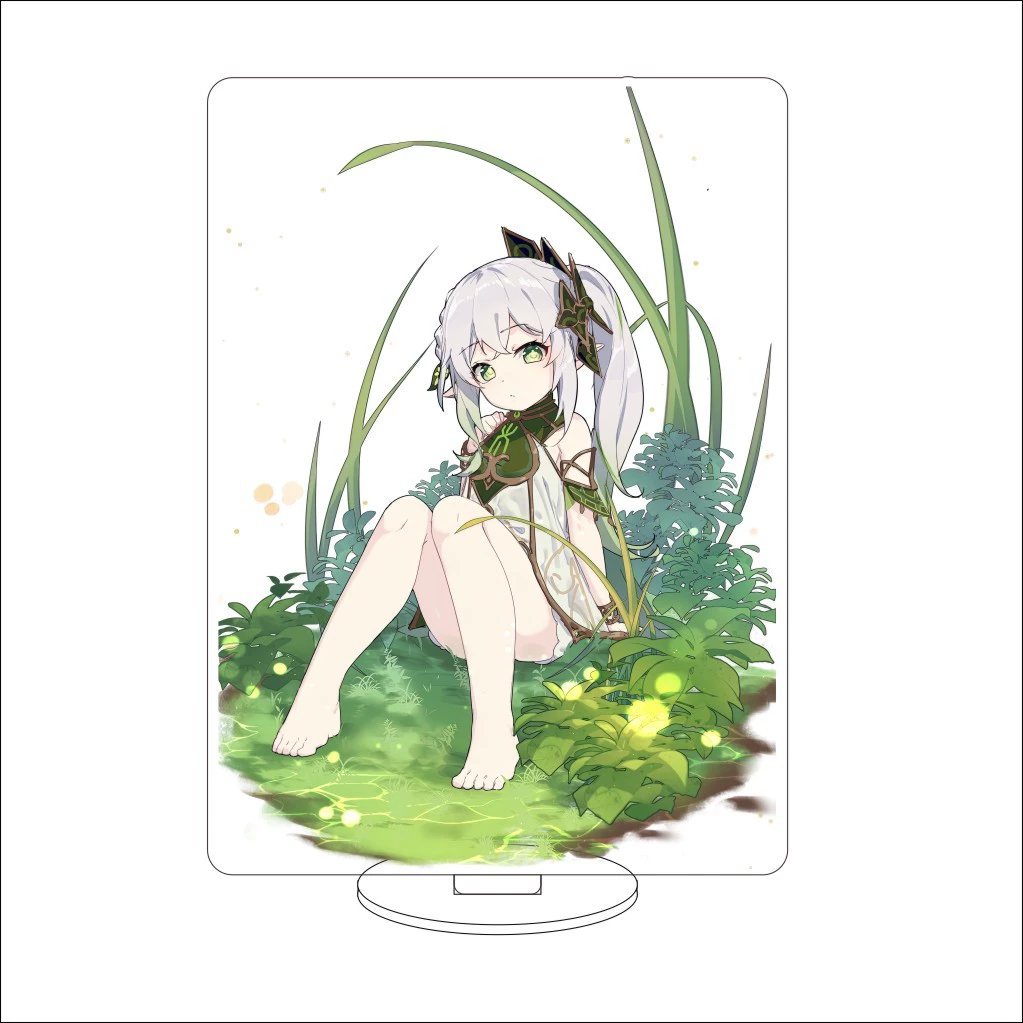 Acrylic Stand Nasida 16 cm, chibi two-dimensional cute desktop ornament, multi-color options
