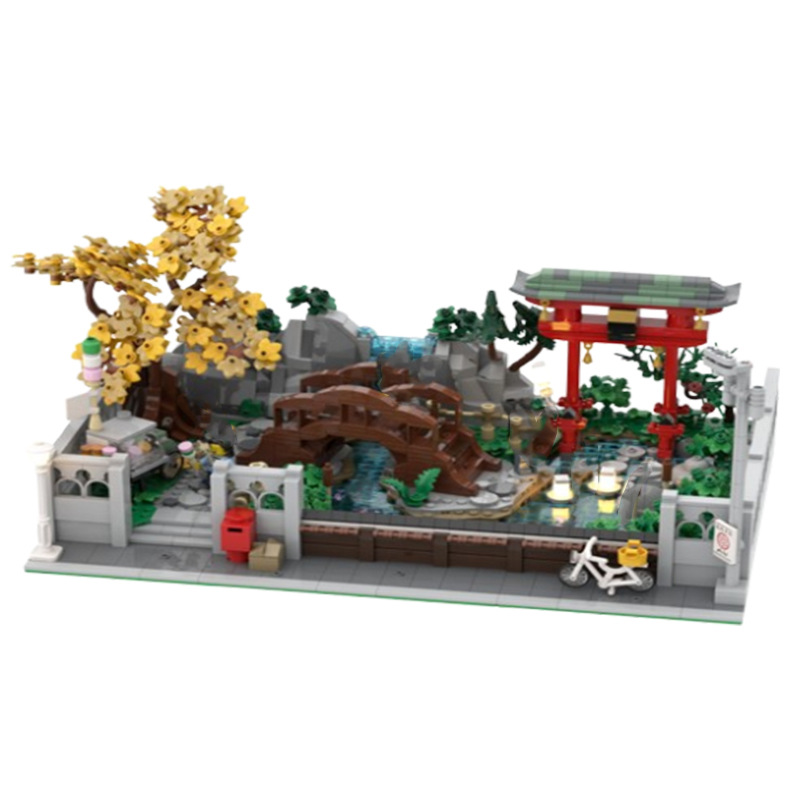 Architecture Street Scene Small Particle Building Blocks Set_voghion.com