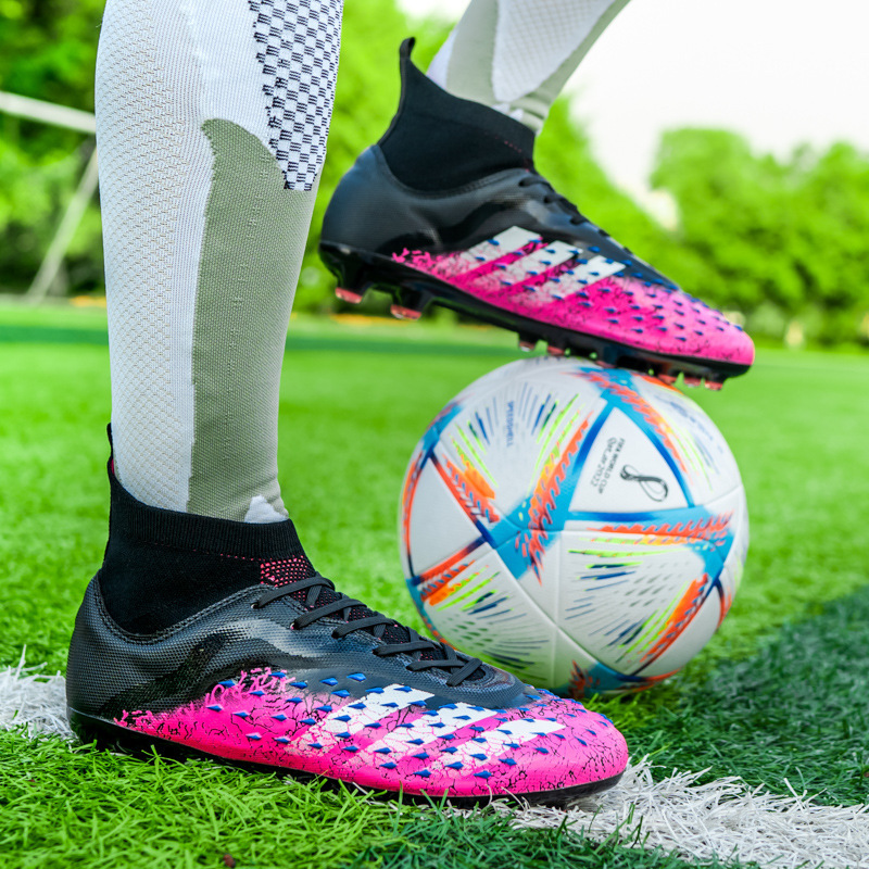 クロスボーダー規格品2024新型tf砕釘刺客AG長釘男子児童小学生訓練サッカー靴男子モデル|undefined
