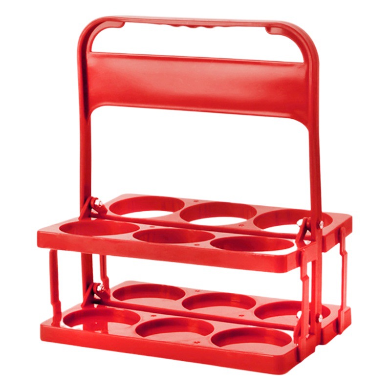 Plástico cesta de cerveza portátil rack bar KTV plegable ligero vino estante de vino uva impreso marca LOGO estante de la cerveza