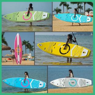 Unpowered Surfboard, Stand-Up Competitive Inflatable Rafting Paddle Board, Sea Paddle Board, Water Skateboard, Lure Boat