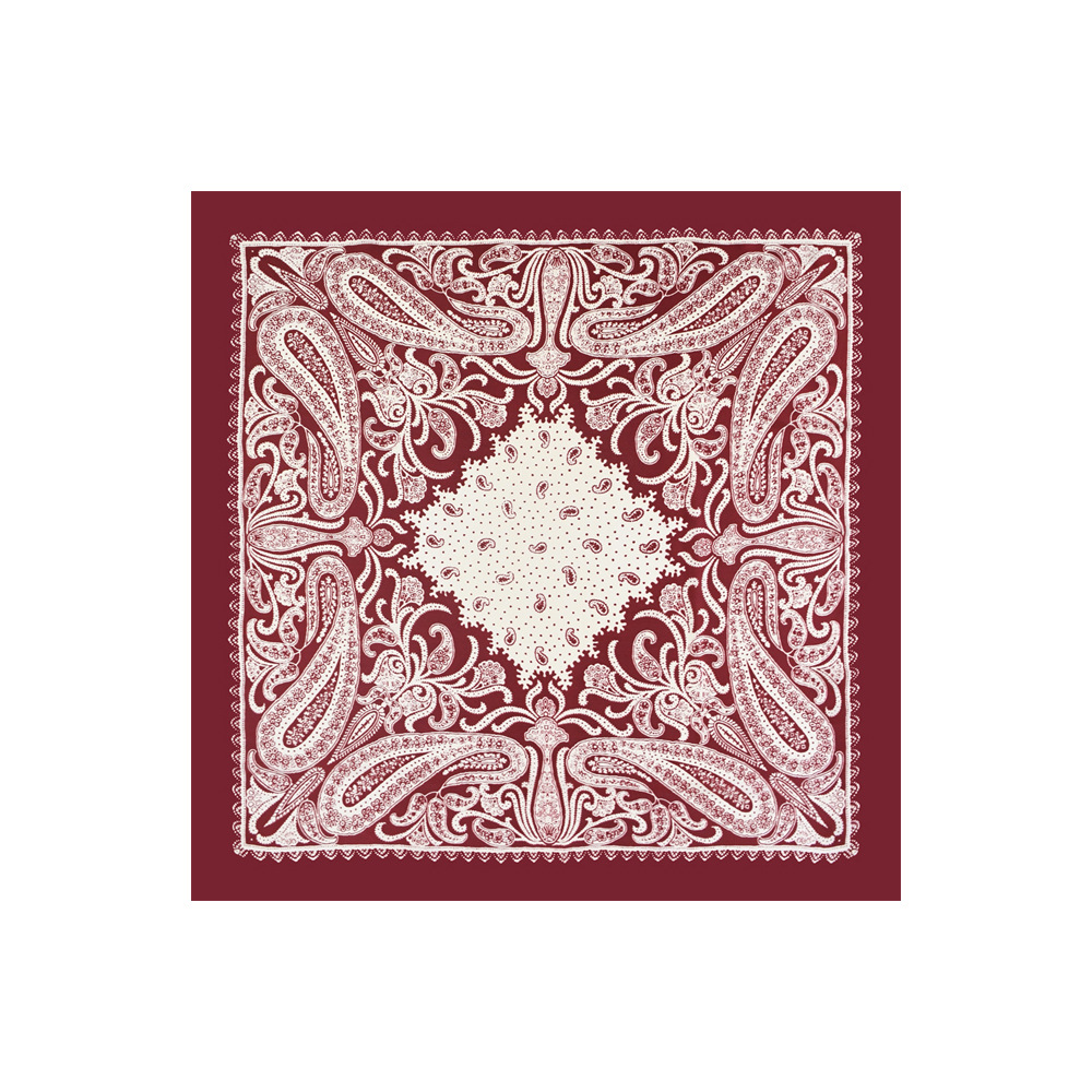 Flor de anacardo europea y americana transfronteriza 70 bufanda de seda de imitación retro todo-fósforo bolsa atada bufanda cuadrada bolsa atada bufanda de seda scarf al por mayor