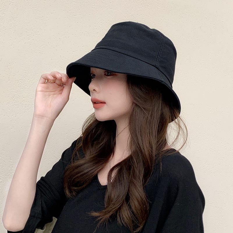 Spring and Summer New Fisherman Hat Women's Solid Color Light Plate Casual Basin Hat Sunshade Sunscreen Hat Outdoor Sports Travel Sun Hat