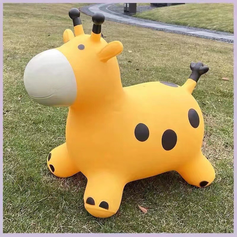 Inflatable toy for jumping