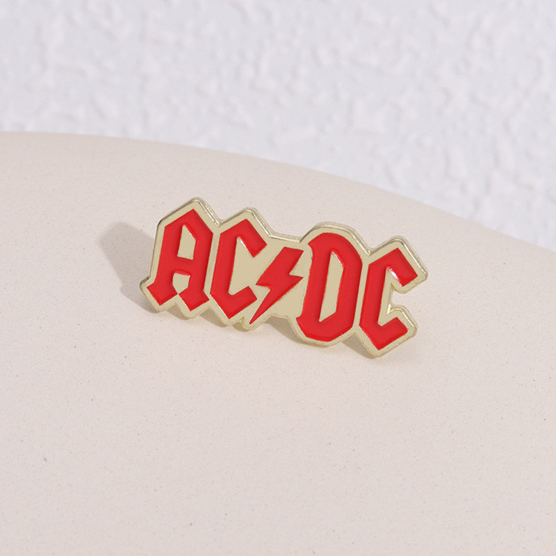 Plating Design Basic Style Basic Pin Letter Alloy Plating Unisex Brooches
