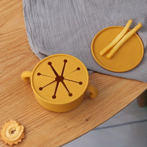 Food Grade Silicone Baby Snack Bowl Snack Storage Bowl Cross-border