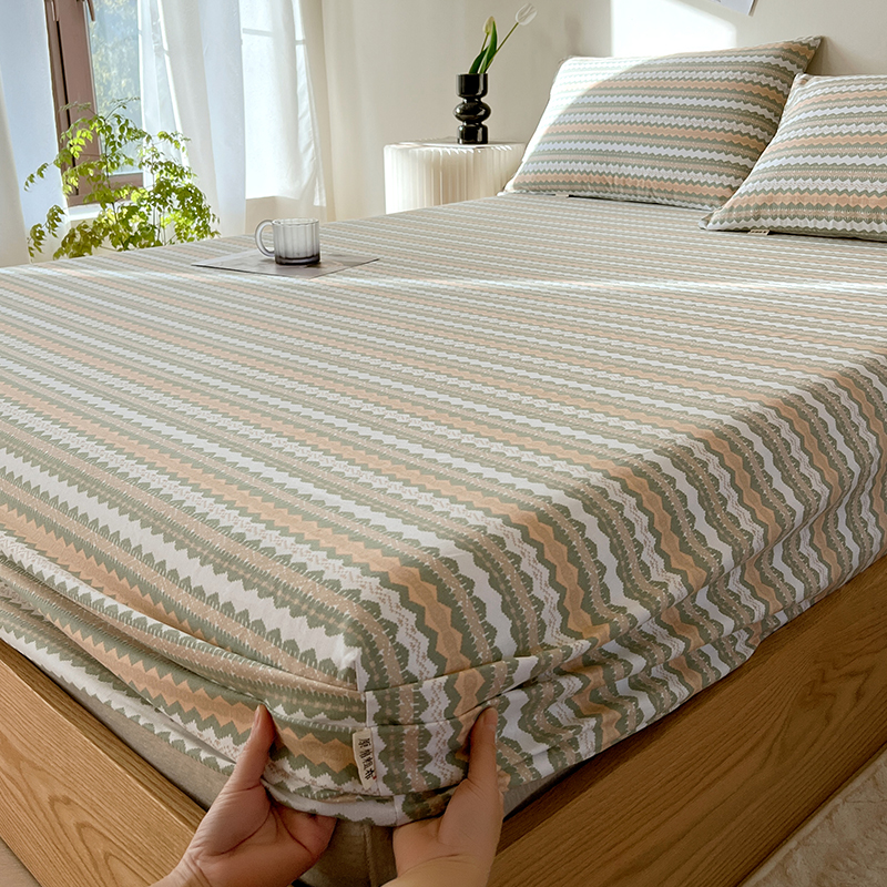 Class A cotton old burlap bed cover type single piece thickened 100% cotton coarse cloth bed sheets new four seasons universal 5