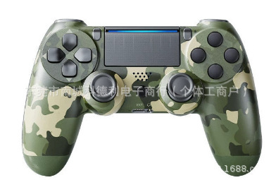 Manejador de juegos p4 explosivo transfronterizo Versión europea y americana Manejador de juegos P4 de seis ejes para computadora Manejador de juegos inalámbrico Bluetooth p4