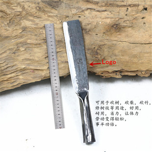 Spring Steel Hand Forged Small Sickle Lawn Cutting Knife Agricultural Bamboo Cutting Knife Open Pruning Knife High Hardness Left Hand Right Hand