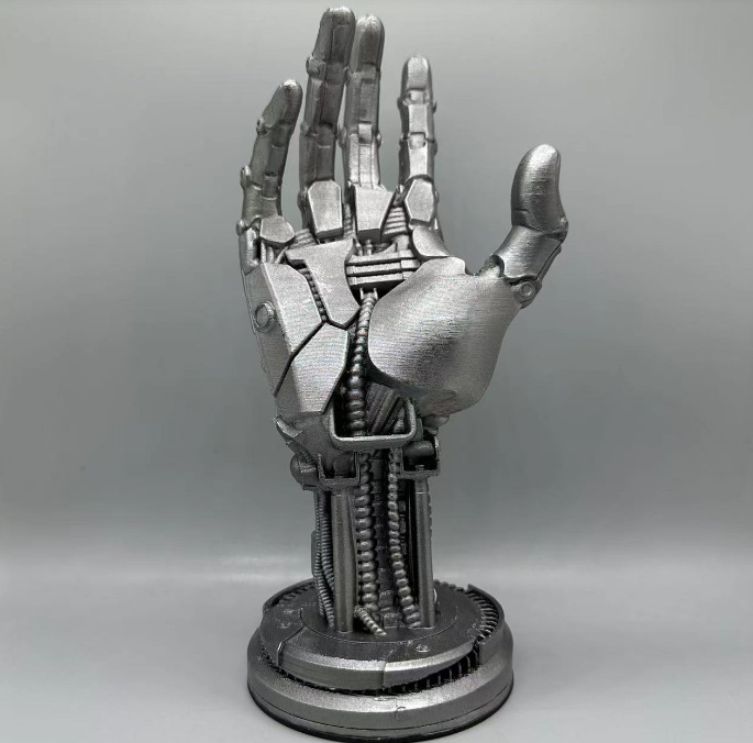 Soporte de teléfono móvil de árbol hombre de dibujos animados de escritorio veneno adornos de estudiantes adornos soporte de mango Fox negro