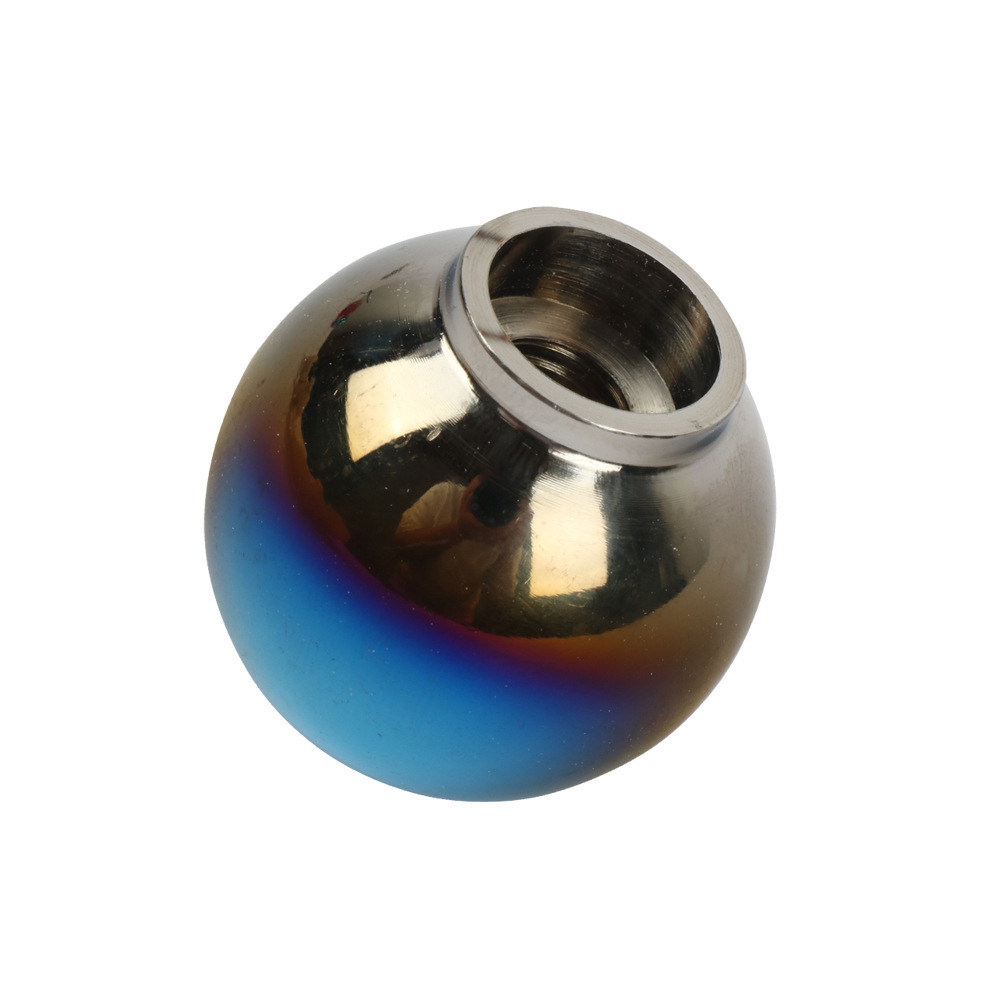 Cross-Border Hot-Selling Stainless Steel Large and Small Grilled Blue Colorful Wiper Balls Car Modified Wiper Balls Universal Auto Parts Decoration