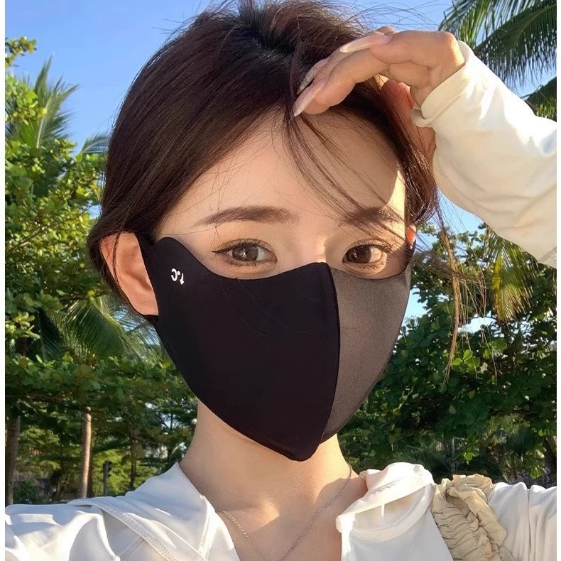 Silk light and thin breathable summer three dimensional medical mask, UV protection, eyes protection