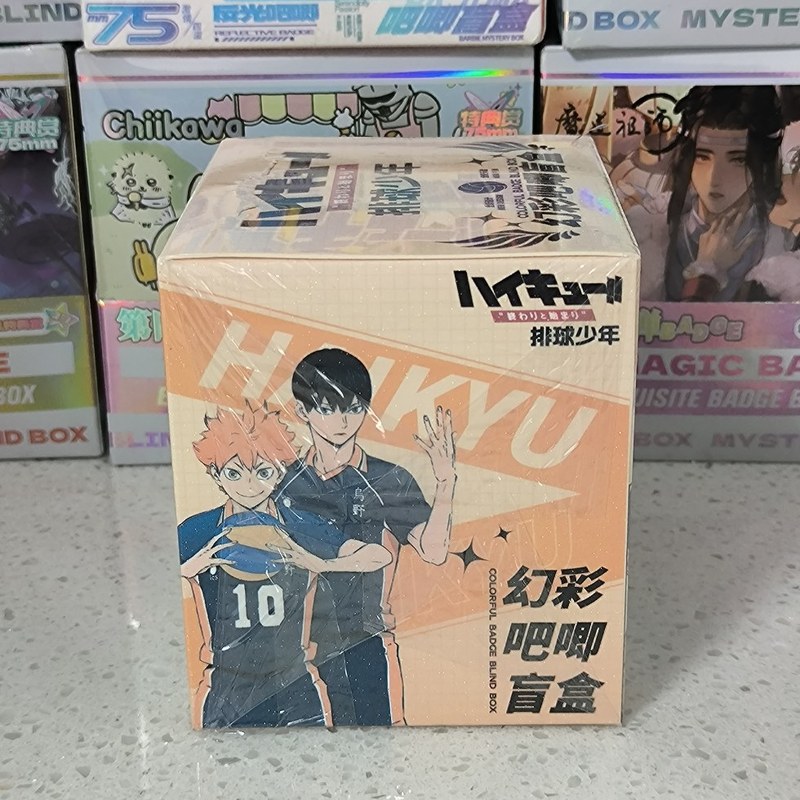 排球少年徽章盲盒58mm马口铁幻彩吧唧日向翔阳影山飞雄胸针挂饰|undefined