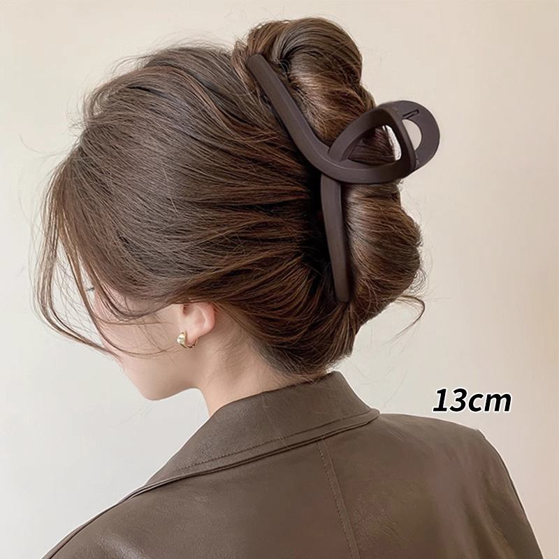 Moda acrílica agarrando clip de cabello grande cabeza de mujer cabeza de cabello nuevo estilo universal tiburón clip de cabello al por mayor