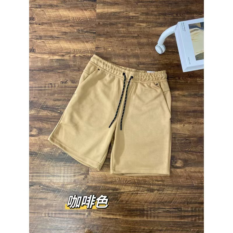 Pantalones cortos 503 para hombre con cremallera trasera multicolor con cordón deportivo casual de verano 2024